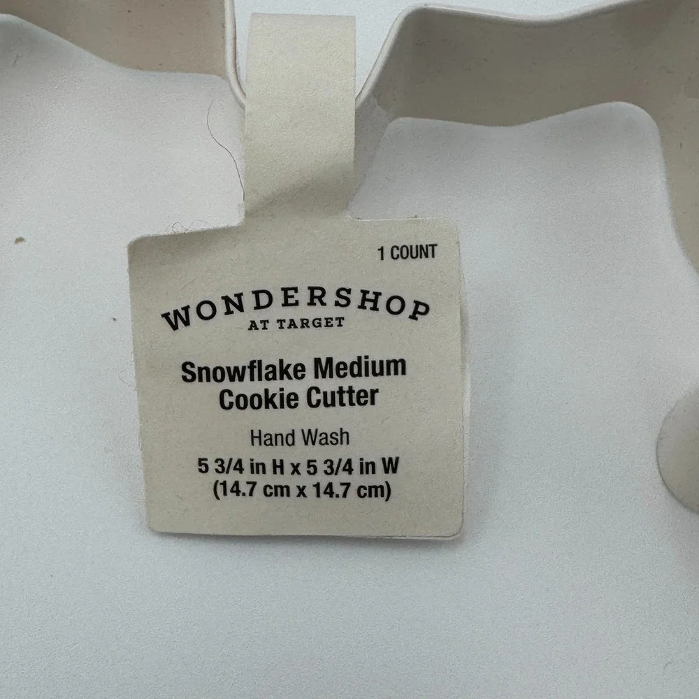 Christmas Cookie‎ Cutter Set 12 Wondershop Gingerbread Snowflake Bundle NEW